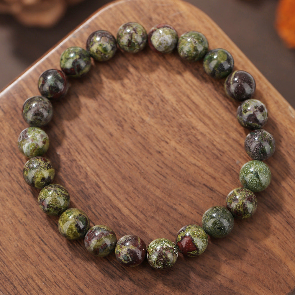 Wholesale Retro ethnic style beaded tiger eye rose quartz black agate bracelet